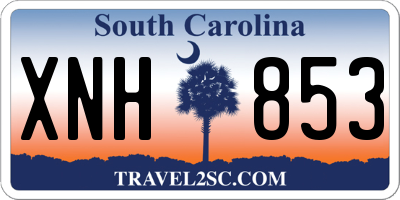 SC license plate XNH853