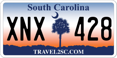 SC license plate XNX428
