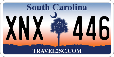 SC license plate XNX446