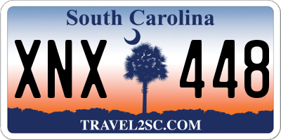 SC license plate XNX448