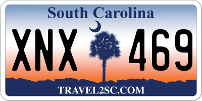 SC license plate XNX469