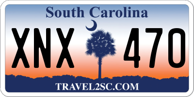 SC license plate XNX470