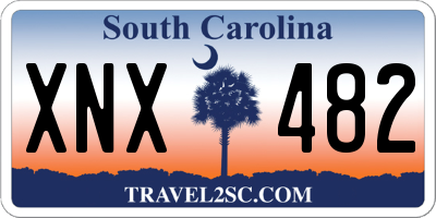 SC license plate XNX482