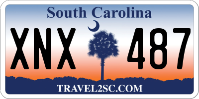 SC license plate XNX487