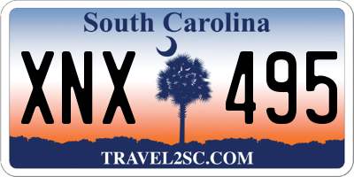 SC license plate XNX495