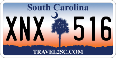 SC license plate XNX516
