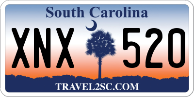 SC license plate XNX520