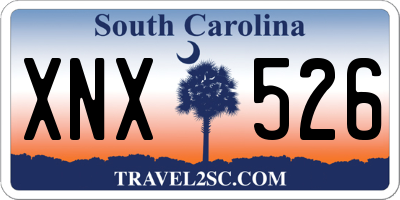 SC license plate XNX526