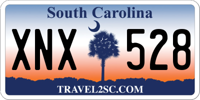 SC license plate XNX528
