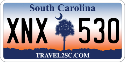 SC license plate XNX530