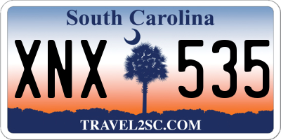 SC license plate XNX535