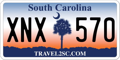 SC license plate XNX570