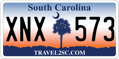 SC license plate XNX573