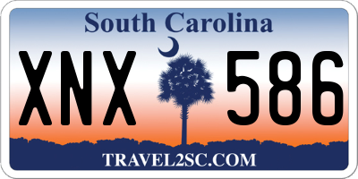 SC license plate XNX586