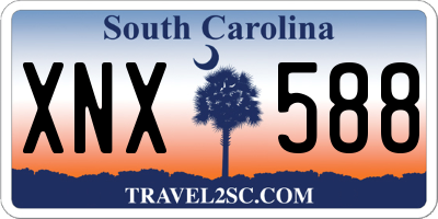 SC license plate XNX588