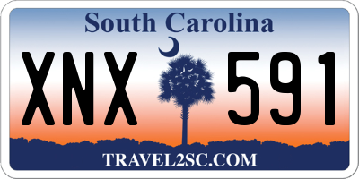 SC license plate XNX591