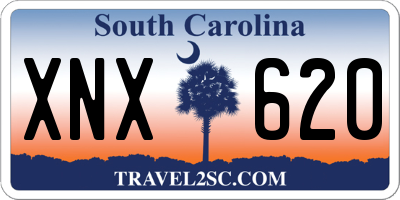 SC license plate XNX620