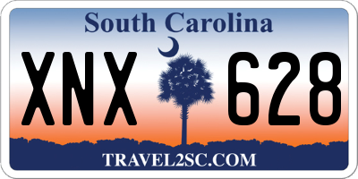 SC license plate XNX628