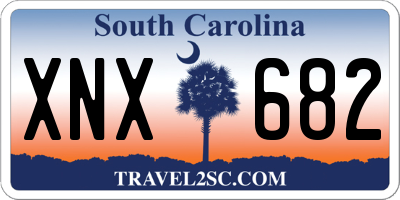 SC license plate XNX682