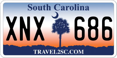 SC license plate XNX686
