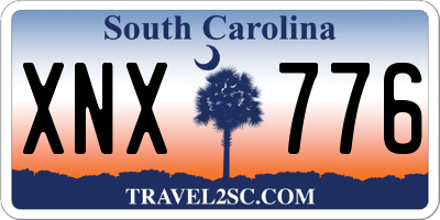 SC license plate XNX776