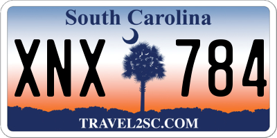 SC license plate XNX784