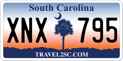 SC license plate XNX795