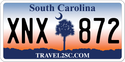 SC license plate XNX872