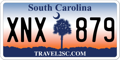 SC license plate XNX879