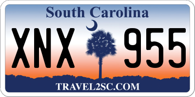 SC license plate XNX955
