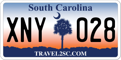 SC license plate XNY028