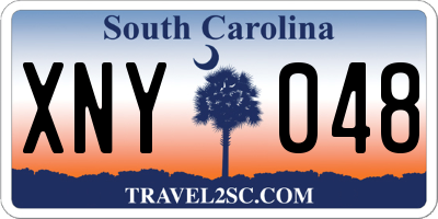SC license plate XNY048