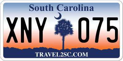 SC license plate XNY075
