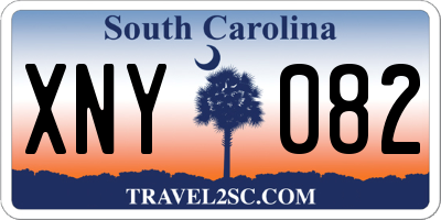 SC license plate XNY082