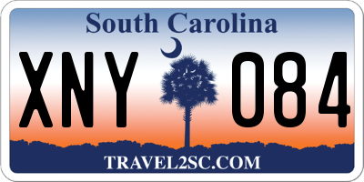 SC license plate XNY084