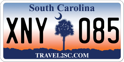 SC license plate XNY085