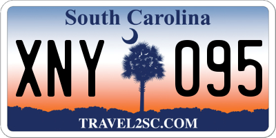 SC license plate XNY095
