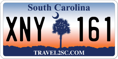 SC license plate XNY161
