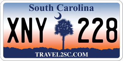 SC license plate XNY228