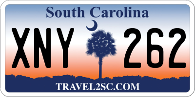 SC license plate XNY262