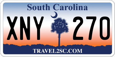 SC license plate XNY270
