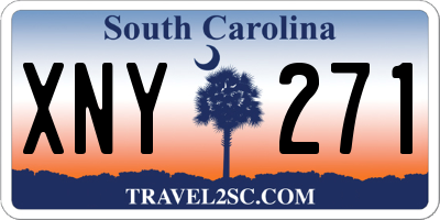 SC license plate XNY271
