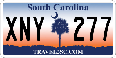 SC license plate XNY277