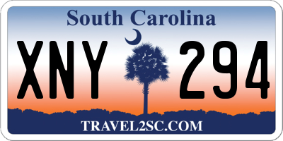 SC license plate XNY294