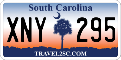 SC license plate XNY295