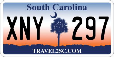 SC license plate XNY297
