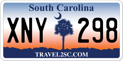 SC license plate XNY298