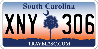 SC license plate XNY306