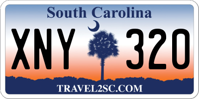 SC license plate XNY320