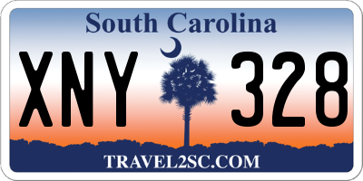 SC license plate XNY328